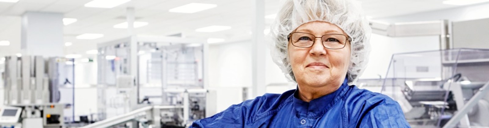 GSK lab worker